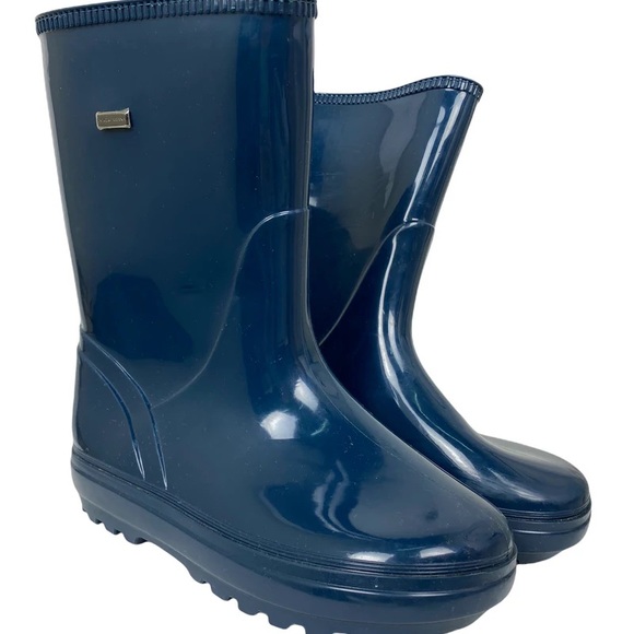 Dolce \u0026 Gabbana Shoes | Dolce and Gabbana Kids 3536 US 4.5 Mini Wellington Boots Blue Rubber Rain Boot | Color: Blue | Size: 4.5b | Samstrander's